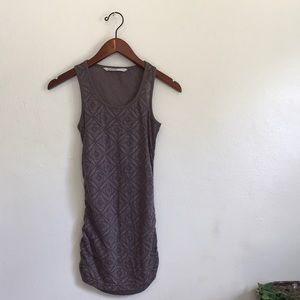 Athleta Semi Sheer Ruched Work Out or Play Tank